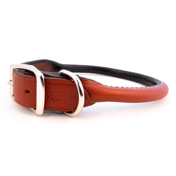 ROLLED LEATHER  COLLARS by Auburn