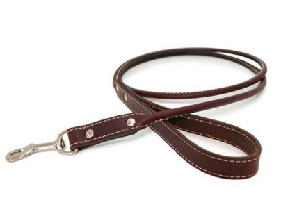 ROLLED LEATHER LEASH by Auburn